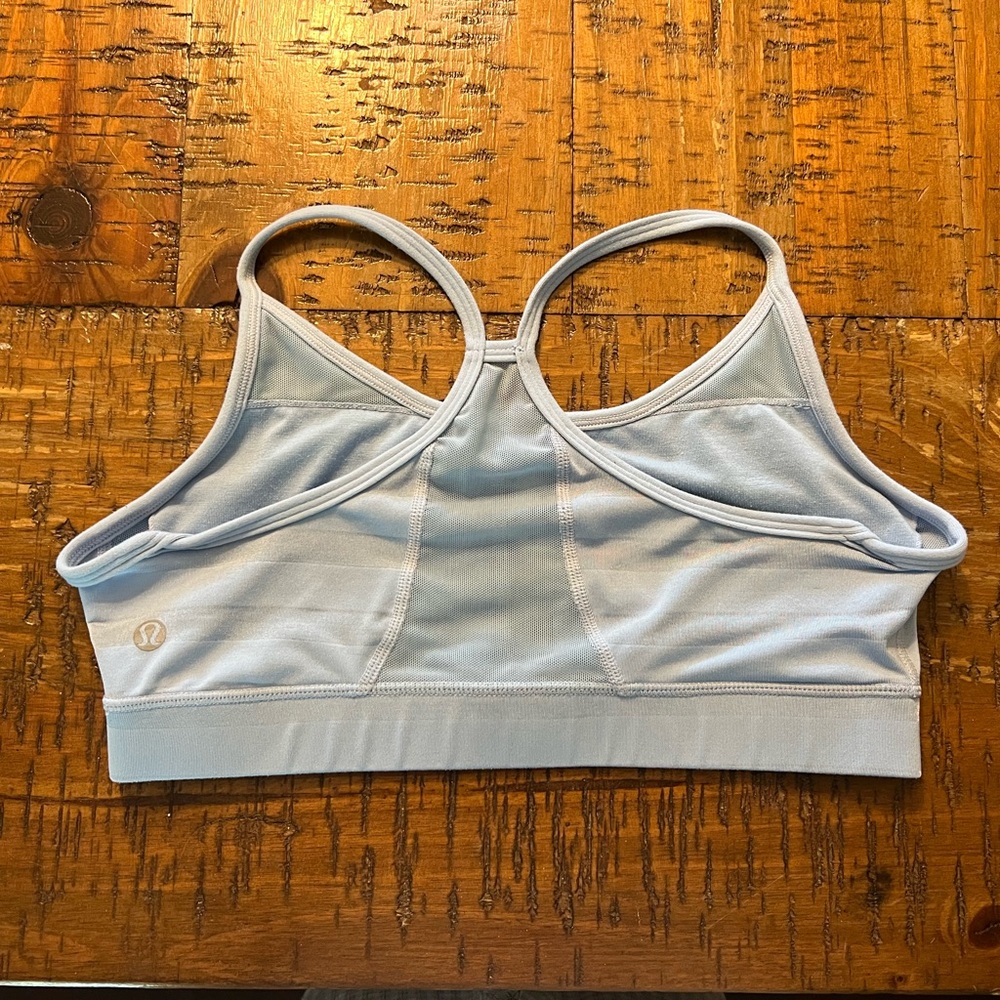 lululemon athletica Women's Sky Blue Sports Bra - Picture 3 of 3